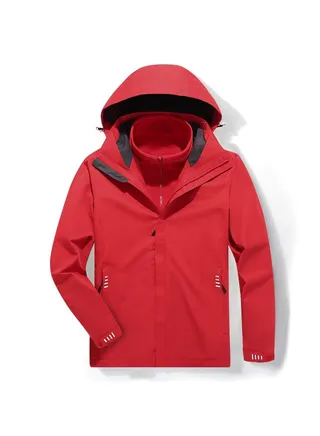 Thin Single Layer Hooded Windproof And Waterproof Overcoat 