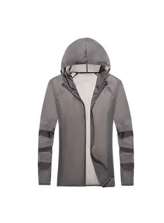 Hooded Outdoor UV Protection And Sun Protection Clothing 