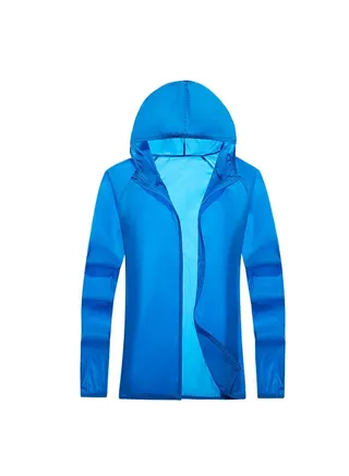 Hooded Outdoor UV Protection And Sun Protection Clothing 
