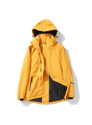 Outdoor Windproof And Waterproof Contrast Overcoat 