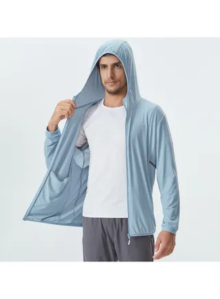 Summer UV Resistant Zippered Sunscreen Clothing 