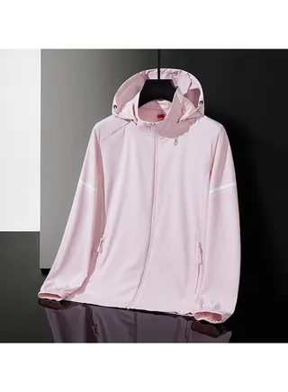 Summer UV Resistant Zippered Sunscreen Clothing 