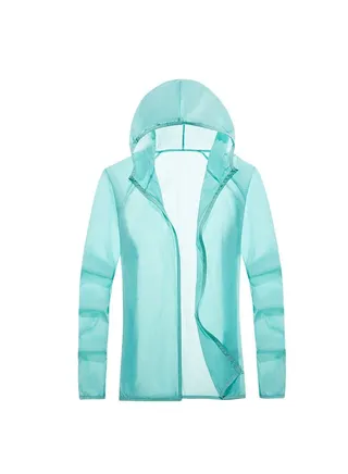Hooded Outdoor UV Protection And Sun Protection Clothing 