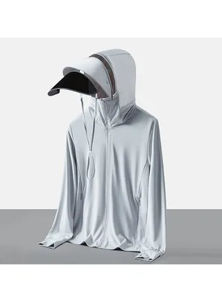 Outdoor Stretch Breathable UV Resistant Overcoat 