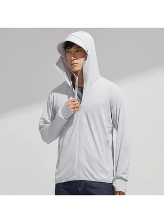 Outdoor Stretch Breathable UV Resistant Overcoat 