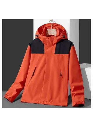 Thin Outdoor Hooded Windproof And Waterproof Overcoat 