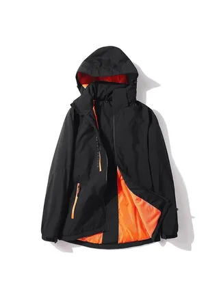 Outdoor Windproof And Waterproof Contrast Overcoat 
