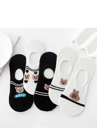 Women Absorb Sweat and Deodorize Socks 5 Pairs High Quality Socks One Size Fits All 