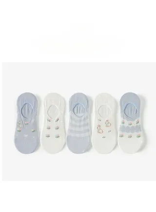 Women Absorb Sweat and Deodorize Socks 5 Pairs High Quality Socks One Size Fits All 