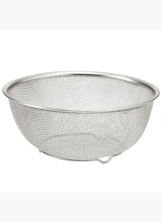 Stainless Mesh Colander, Dia. 16.5 cm x H 6.5 cm, S, Silver