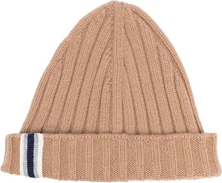 Ribbed-Knit Cashmere Beanie