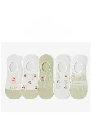 Women Absorb Sweat and Deodorize Socks 5 Pairs High Quality Socks One Size Fits All 