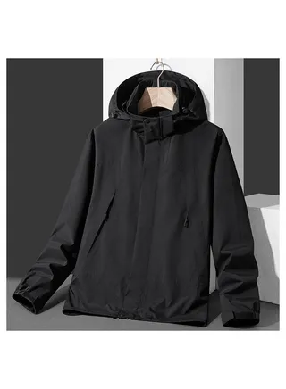 Thin Outdoor Hooded Windproof And Waterproof Overcoat 