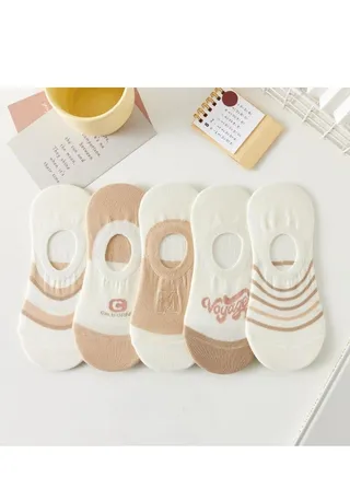 Women Absorb Sweat and Deodorize Socks 5 Pairs High Quality Socks One Size Fits All 