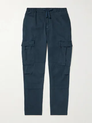 Jay Tapered Lyocell-Twill Drawstring Cargo Trousers