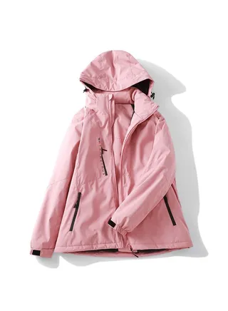 Outdoor Windproof And Waterproof Contrast Overcoat 