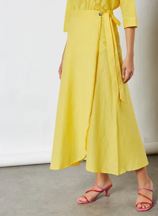 Fashion Bottom Skirts Yellow 