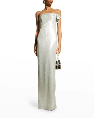 Divina Strapless Column Gown
