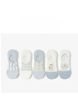Women Absorb Sweat and Deodorize Socks 5 Pairs High Quality Socks One Size Fits All 