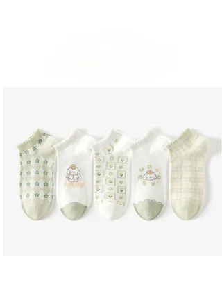 Women Absorb Sweat and Deodorize Socks 5 Pairs High Quality Socks One Size Fits All 
