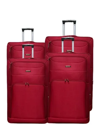 4 Pieces ABS Hardside Spinner 2 Wheels Trolley Luggage Set  20/24/28/32 Inch 