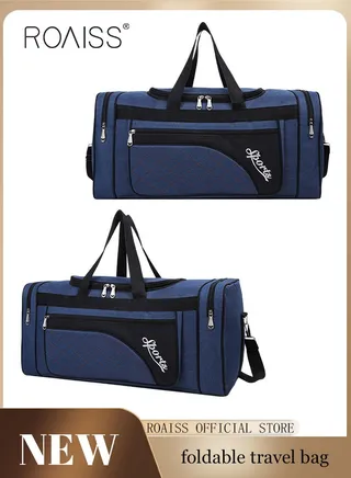 Large-Capacity Shoulder Bag Outdoor Sports Portable Clothing Storage Bag Can Be Folded for Short Trips 