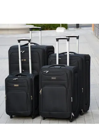 4 Pieces ABS Hardside Spinner 2 Wheels Trolley Luggage Set  20/24/28/32 Inch 