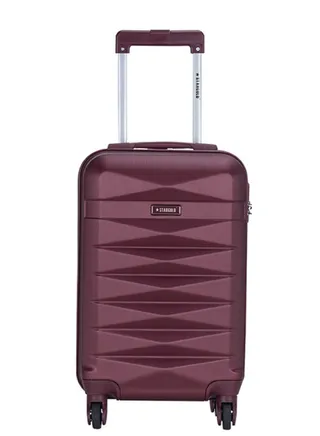 Single Hardside Spinner 4 Wheels Trolley Luggage With Number Lock 