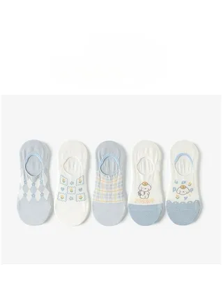 Women Absorb Sweat and Deodorize Socks 5 Pairs High Quality Socks One Size Fits All 