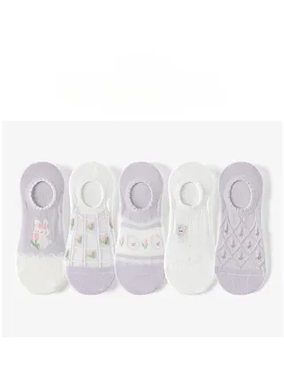 Women Absorb Sweat and Deodorize Socks 5 Pairs High Quality Socks One Size Fits All 