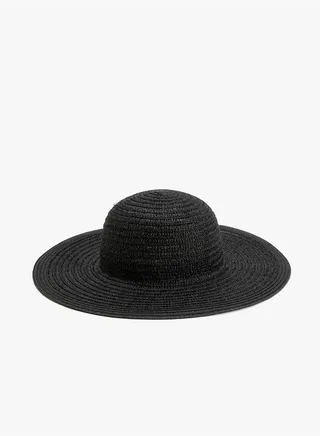 Straw Hat Fedora Textured