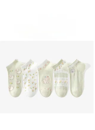 Women Absorb Sweat and Deodorize Socks 5 Pairs High Quality Socks One Size Fits All 