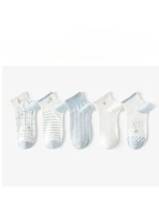Women Absorb Sweat and Deodorize Socks 5 Pairs High Quality Socks One Size Fits All 