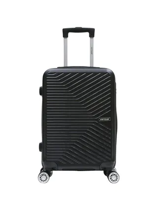 Single Hardside Spinner ABS Trolley Luggage With Number Lock 20 Inches 