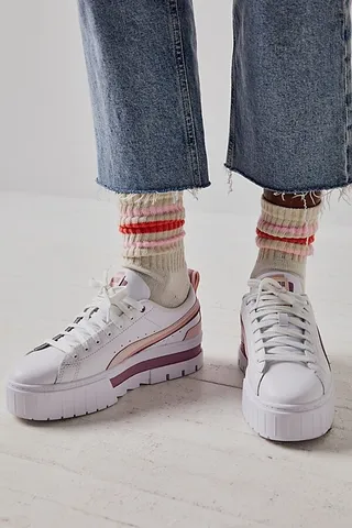 Mayze FS Interest Platform Sneakers by Puma at Free People