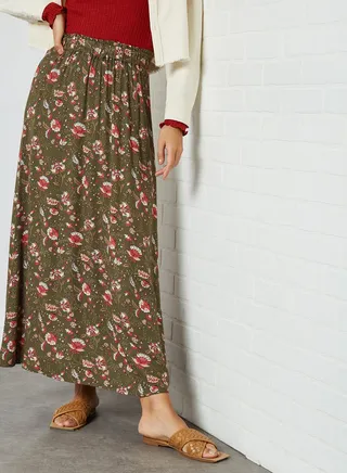 Bellis Floral Print Skirt Kalamata 