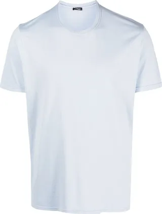 silk-cotton T-shirt