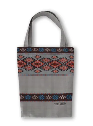 casual printed satin triangle tote  bag T230022C 