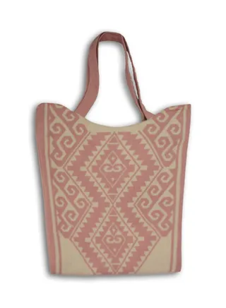 casual printed linen tote bag w230006b 