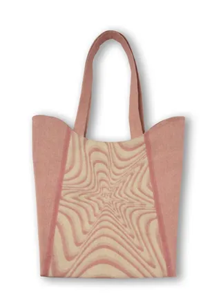 casual printed linen tote bag w230012a 