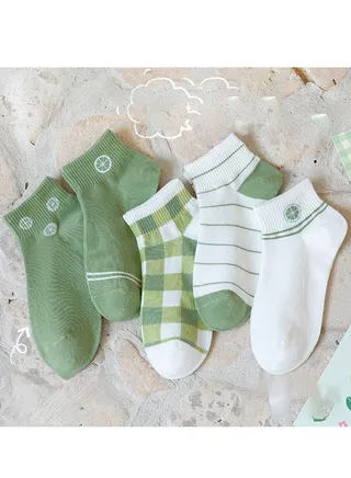 Women Absorb Sweat and Deodorize Socks 5 Pairs High Quality Socks One Size Fits All 