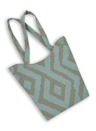 casual printed linen tote bag W230007B 