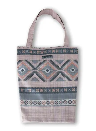 casual printed satin triangle tote  bag t230019c 