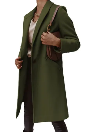 New Autumn And Winter Fashion Simple Overcoat 