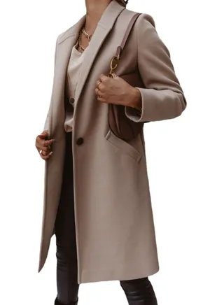 New Autumn And Winter Fashion Simple Overcoat 