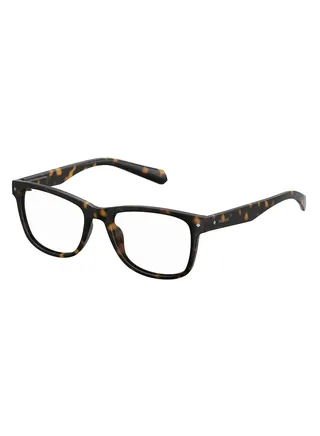 Unisex Square Reading Glasses - Pld 0020/R Havana 52 - Lens Size: 52 Mm 