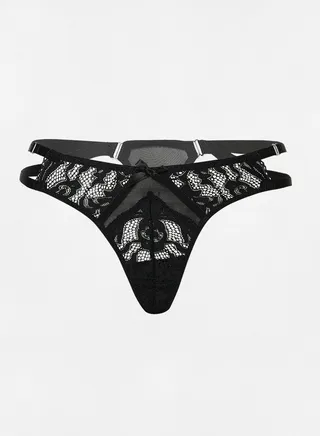 3-Pack Strappy String Thongs