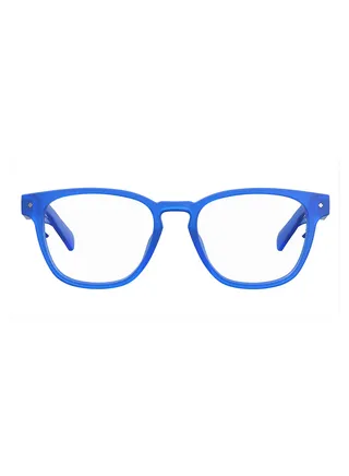 Unisex Square Reading Glasses - Pld 0022/R Blue 50 - Lens Size: 50 Mm 