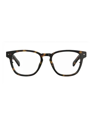 Unisex Square Reading Glasses - Pld 0022/R Havana 50 - Lens Size: 50 Mm 