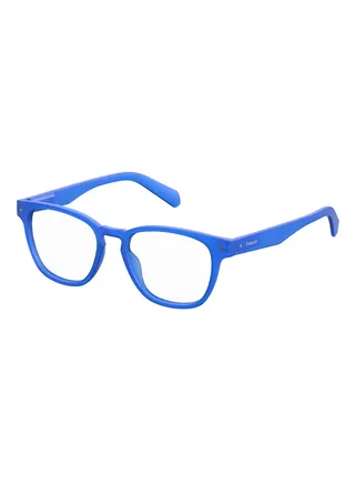 Unisex Square Reading Glasses - Pld 0022/R Blue 50 - Lens Size: 50 Mm 